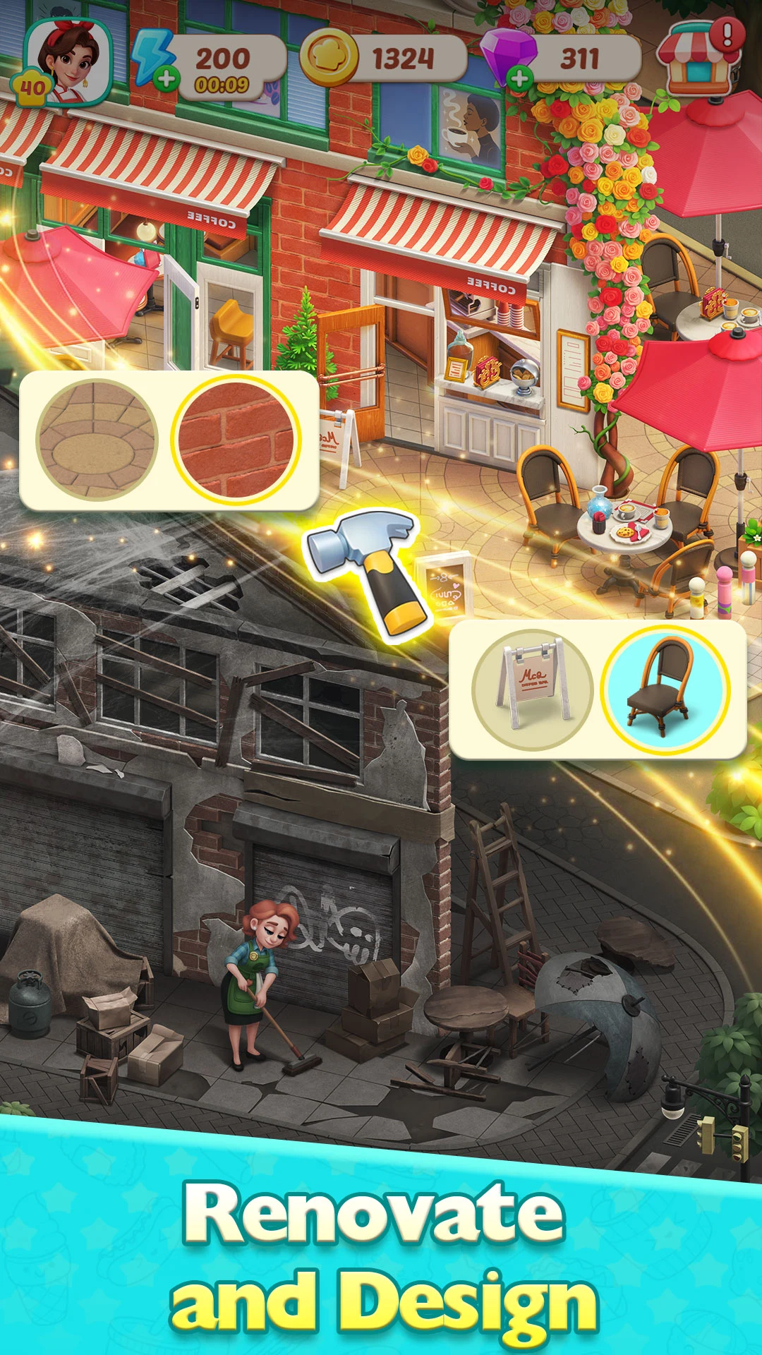 Foodstars: Merge & Cook screenshot