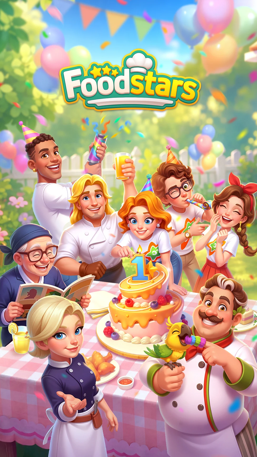 Foodstars: Merge & Cook screenshot